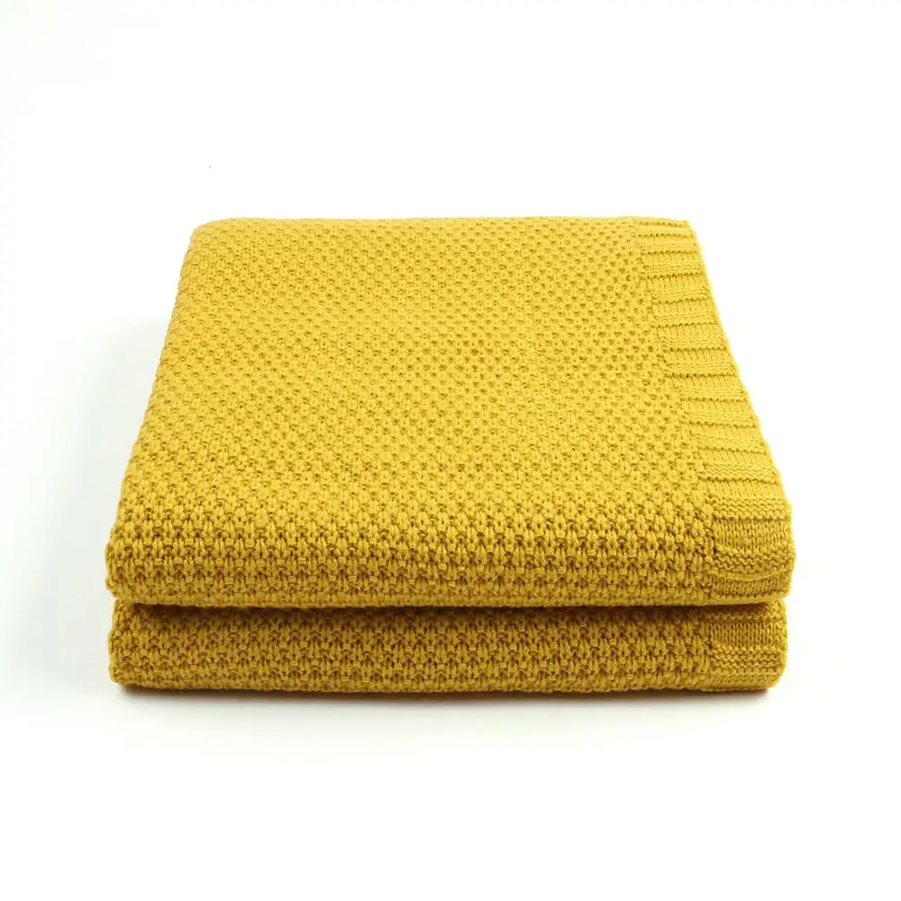 Ins скандинавский детский вязанный плед ветронепроницаемый шерстяные одеяла