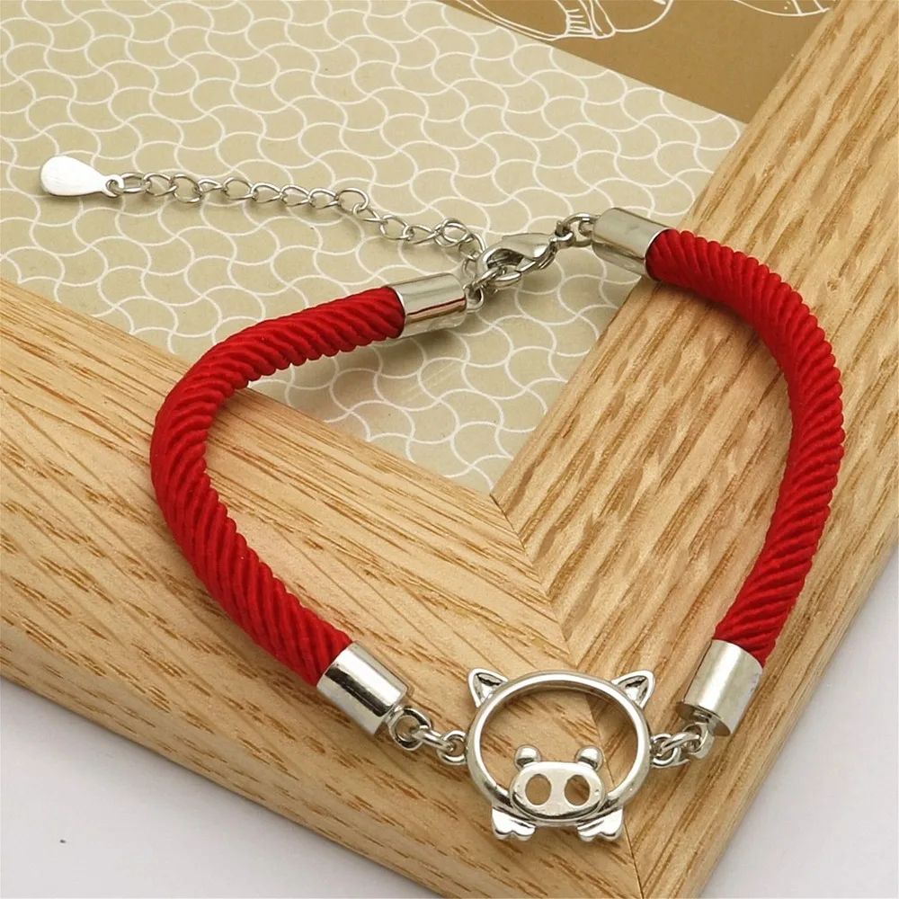 

Luxury Exquisite Fashion Heart Bracelet Bracelet Love Gift Women's Geometric Red Pink Piglet Crystal Wedding Glamour Jewellery