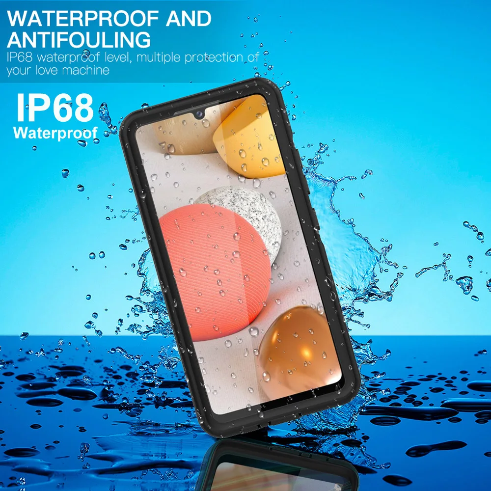 

P68 Waterproof Case for Samsung Galaxy A42 5G phone case Water Proof Shell Swim Diving Outdoor Sports Shockproof Dustproof Case