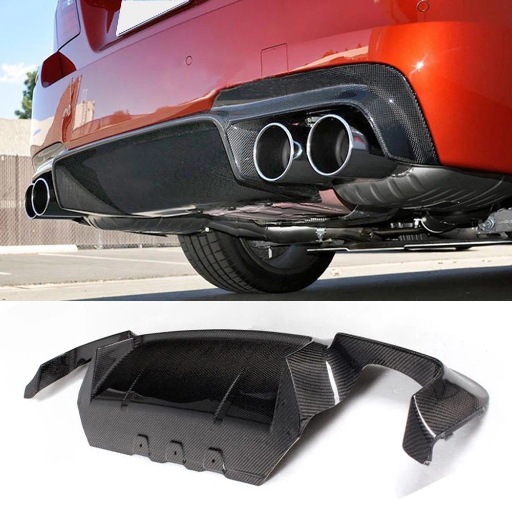Углеродного волокна/FRP диффузор губа на задний бампер спойлер для BMW 5 серии F10 F11 M5