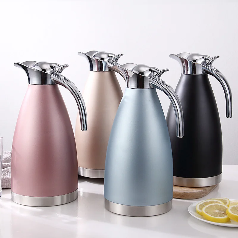 

Household Insulation Pot Stainless Steel Large Capacity Thermos Thermos Thermos Open Kettle Vacuum Thermos 2L Water Bottle