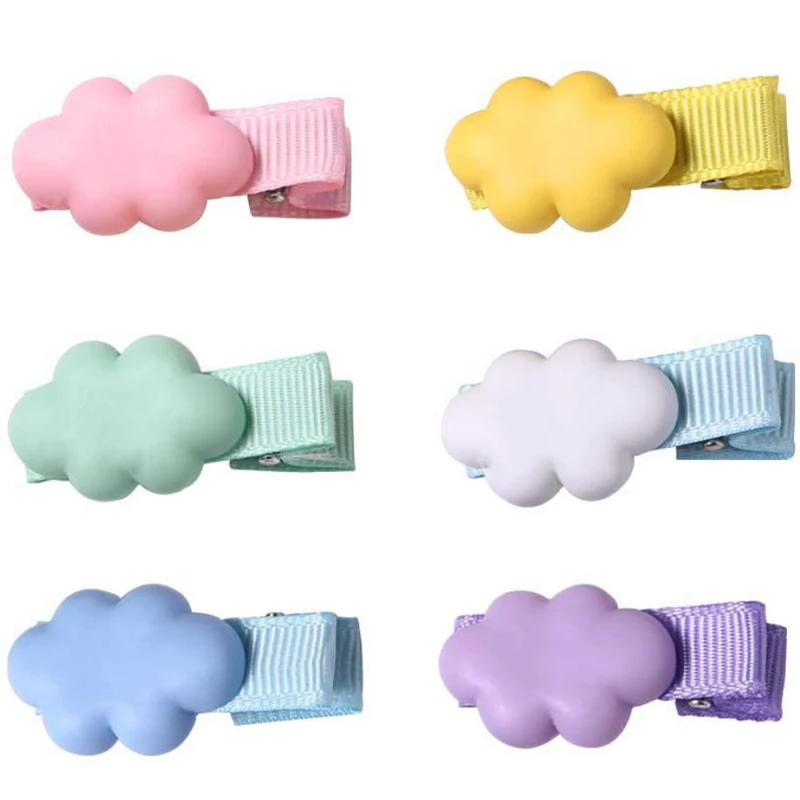 Детские заколки для волос карамельных цветов милый леденец радужные девочек