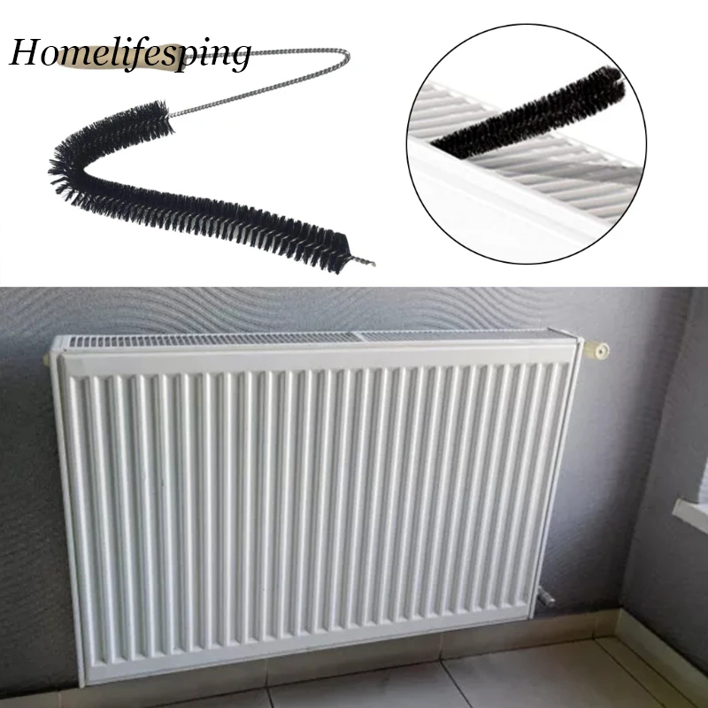 

Wood Handle Long Cleaning Brush Water Pipe Drainage Dredge Tool Flexible Cleaner Brush Radiator Duster Long-haired Cleaning Dust