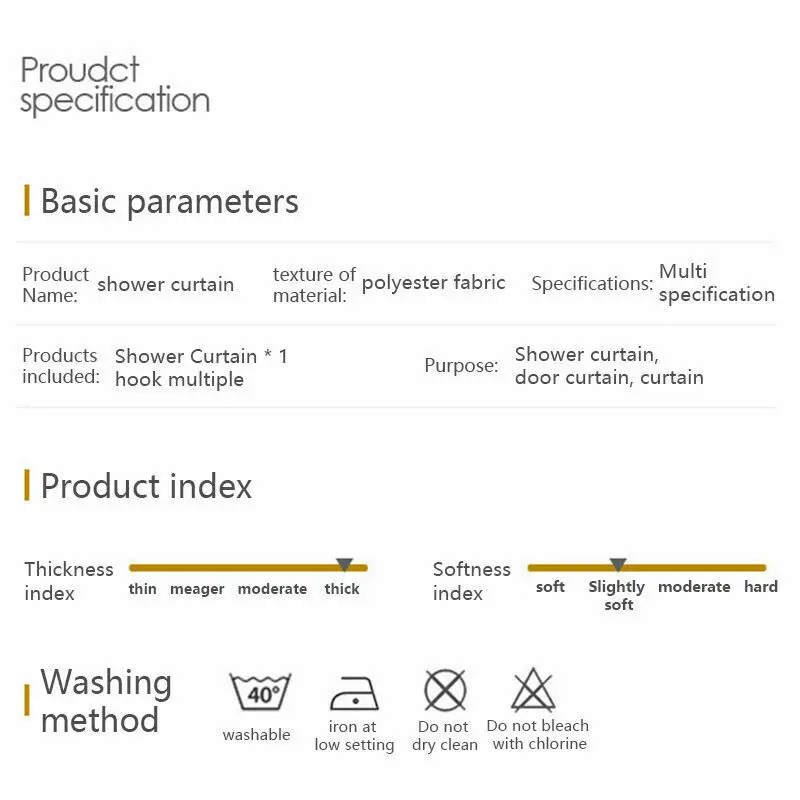 Занавеска для ванной комнаты занавеска душа водонепроницаемая подвесная С