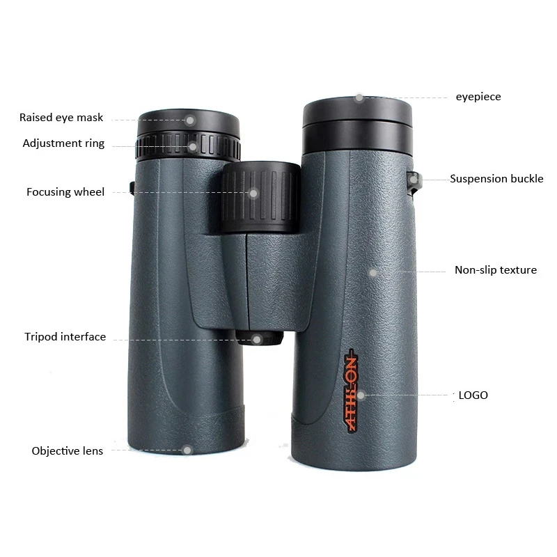 Бинокль ATHLON CRIUS 8/10x42 высокой мощности портативный водонепроницаемый уличный