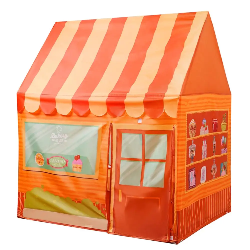 

110cm Kids Outdoor Playtents Boy Girl Colorful Ball Pool Tent Christmas Gifts Toys Child Indoor Dessert House Bakery Play House
