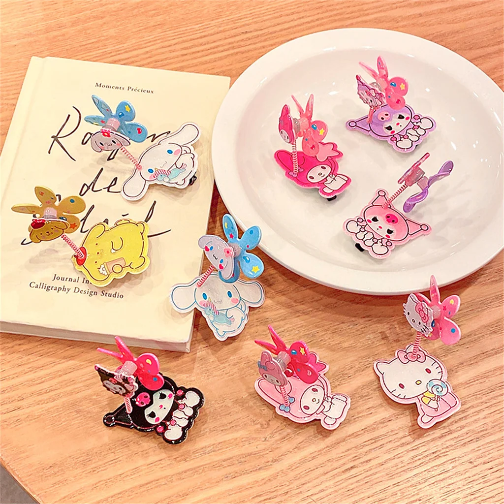 

【FS0909】Cute spinning windmill hairpin creative animal hairpin bangs clip headdress