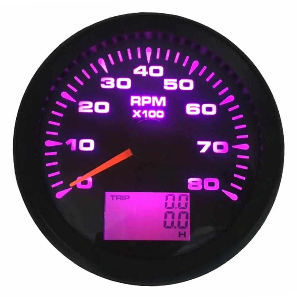 Новое поступление тахометр 0-8000 об/мин датчики скорости 85 мм 1-300 счетчики оборотов