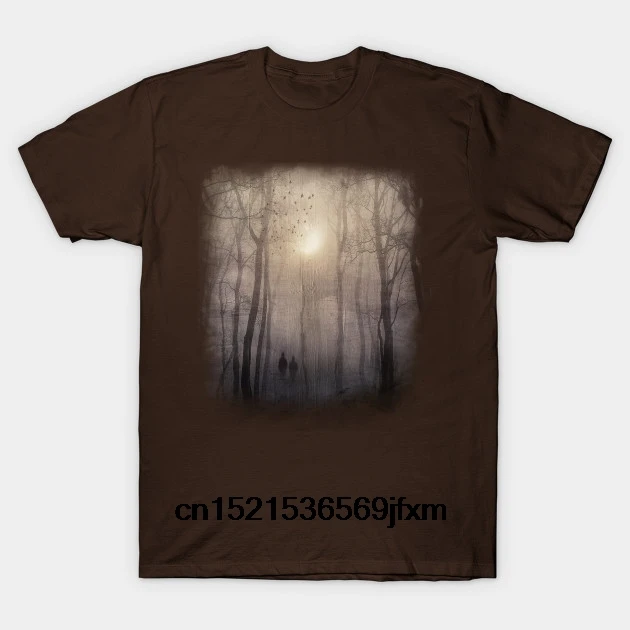 

Printed Men T Shirt Cotton Short-Sleeve New Style Eternal Walk Art Women T-Shirt