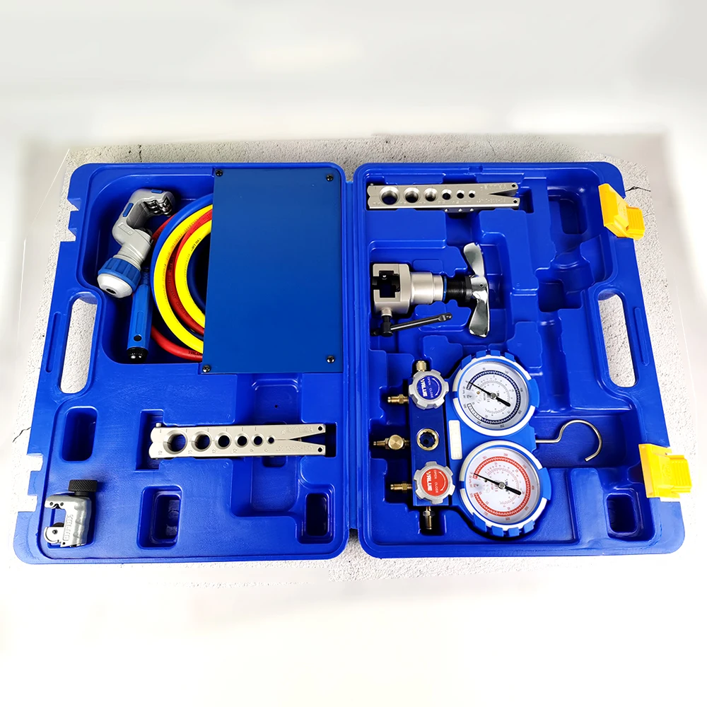 

R410 Fluoride Meter, Flare, Pipe Expander Cutter Combination Set R410 Refrigerant Table Expander VTB-5B