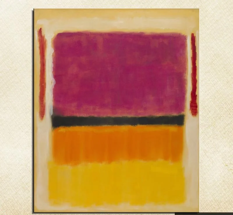 Классическая картина маслом Mark Rothko натюрморт без рамы парусиновая проволочная