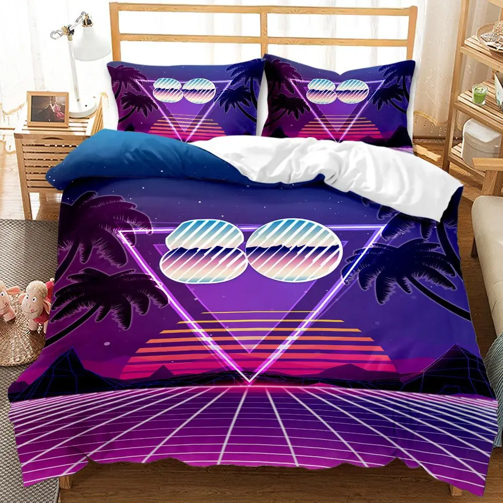 

Luxury Non Fading Halloween Summer Stylish Custom Design 3d Digital Print Create Your Own 3pcs Bedding Sets
