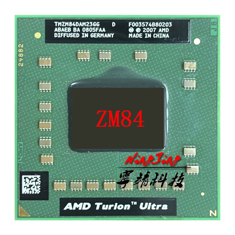 AMD Turion X2 Ultra ZM 84 ZM84 2 3 ГГц двухъядерный процессор с двумя резьбой TMZM84DAM23GG разъем