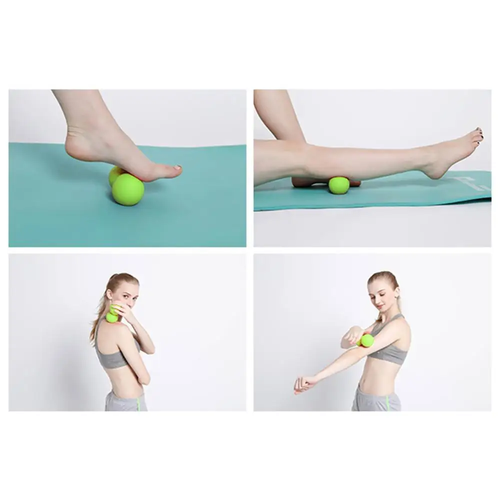 Массажный мяч для йоги пилатеса с двойным потоком ухода за здоровьем арахиса