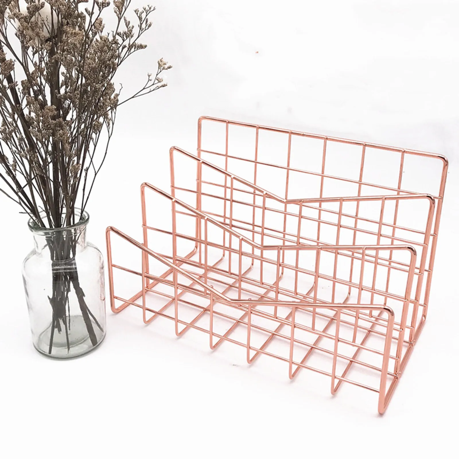 

Letter Holder Metal Letter Holder Post Organiser For Letters Books Postcards And More Desktop Letter Sorter Organizer