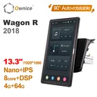 1920*1080 Ownice Android 10,0 для SUZUKI WAGON R 2019 автомобильное радио, автомобильное мультимедийное видео, аудио, головное устройство 13,3 дюймов IPS поворотный