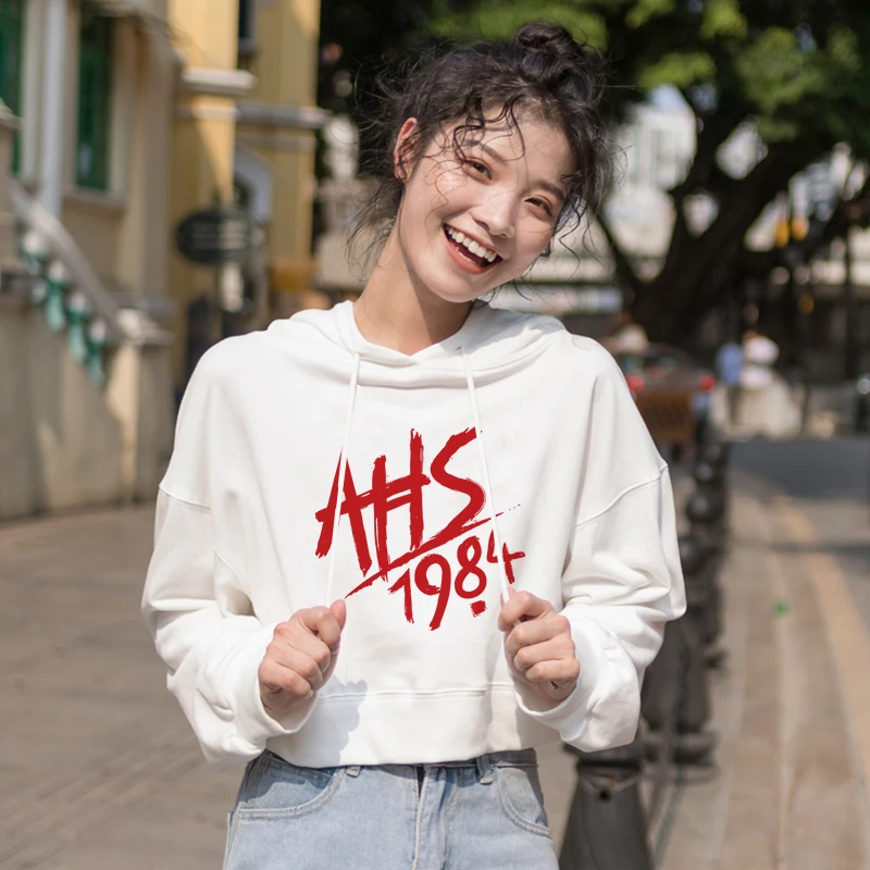 

American Horror Story Cat Ear Hoody Female Girls Fashion Sweatshirt Hoodies Autumn Winter Hoodies Ladies Long Sleeve Clothing