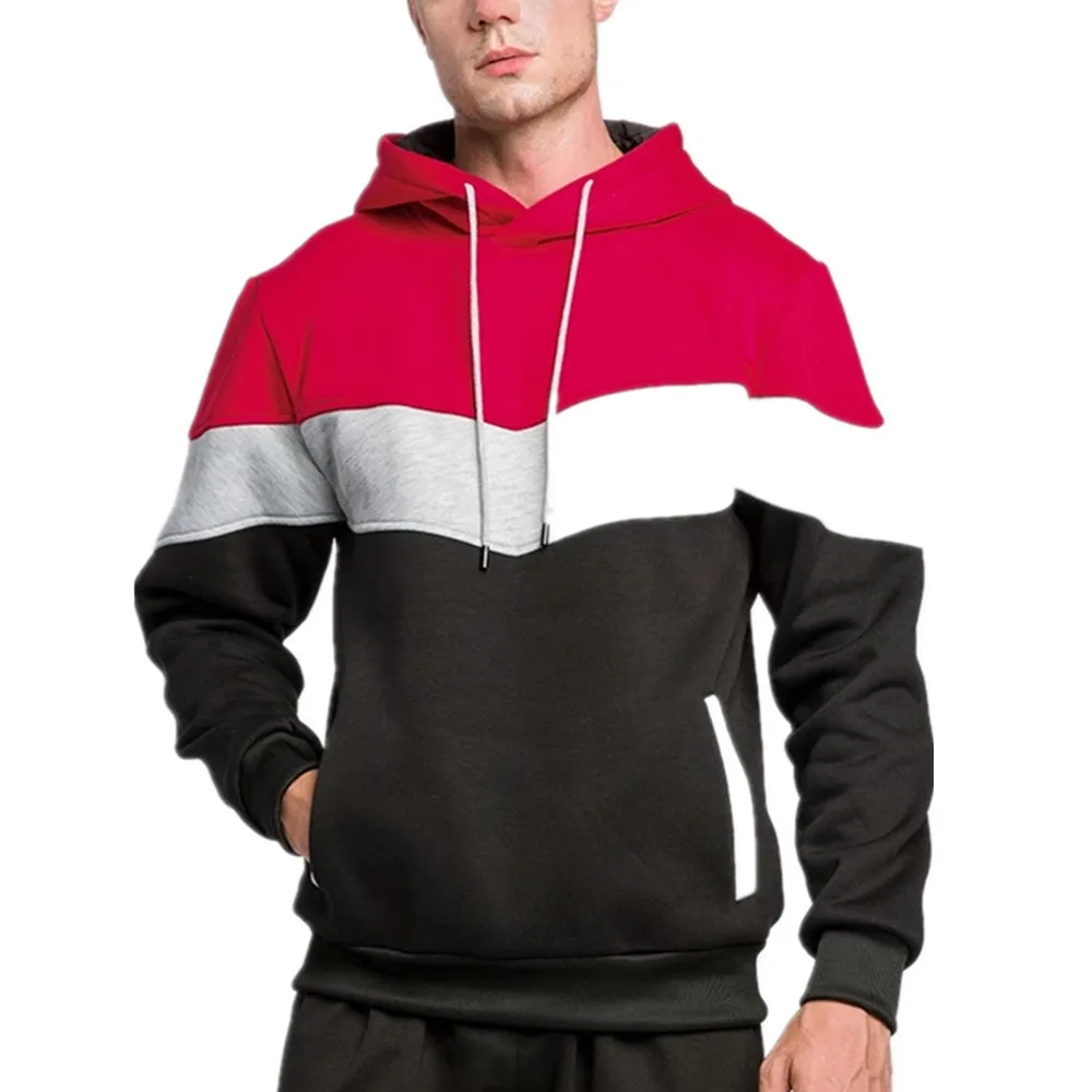 

New Autumn Fashion Hoodies Male Large Size Warm Men Long Sleeve Hoodies Sweatshirts Fashion Brand Men's Hoodies Tops EU Size