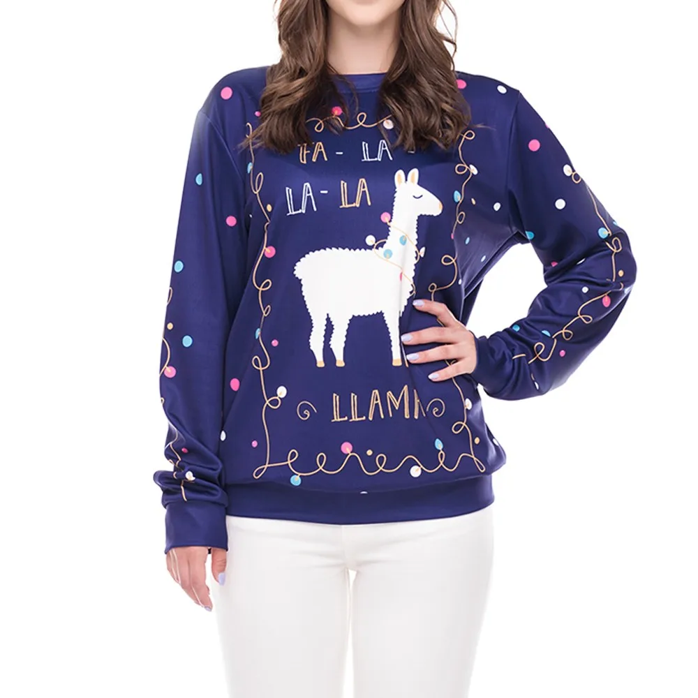 Для женщин с рождественским принтом вечерние письмо световая гирлянда принт