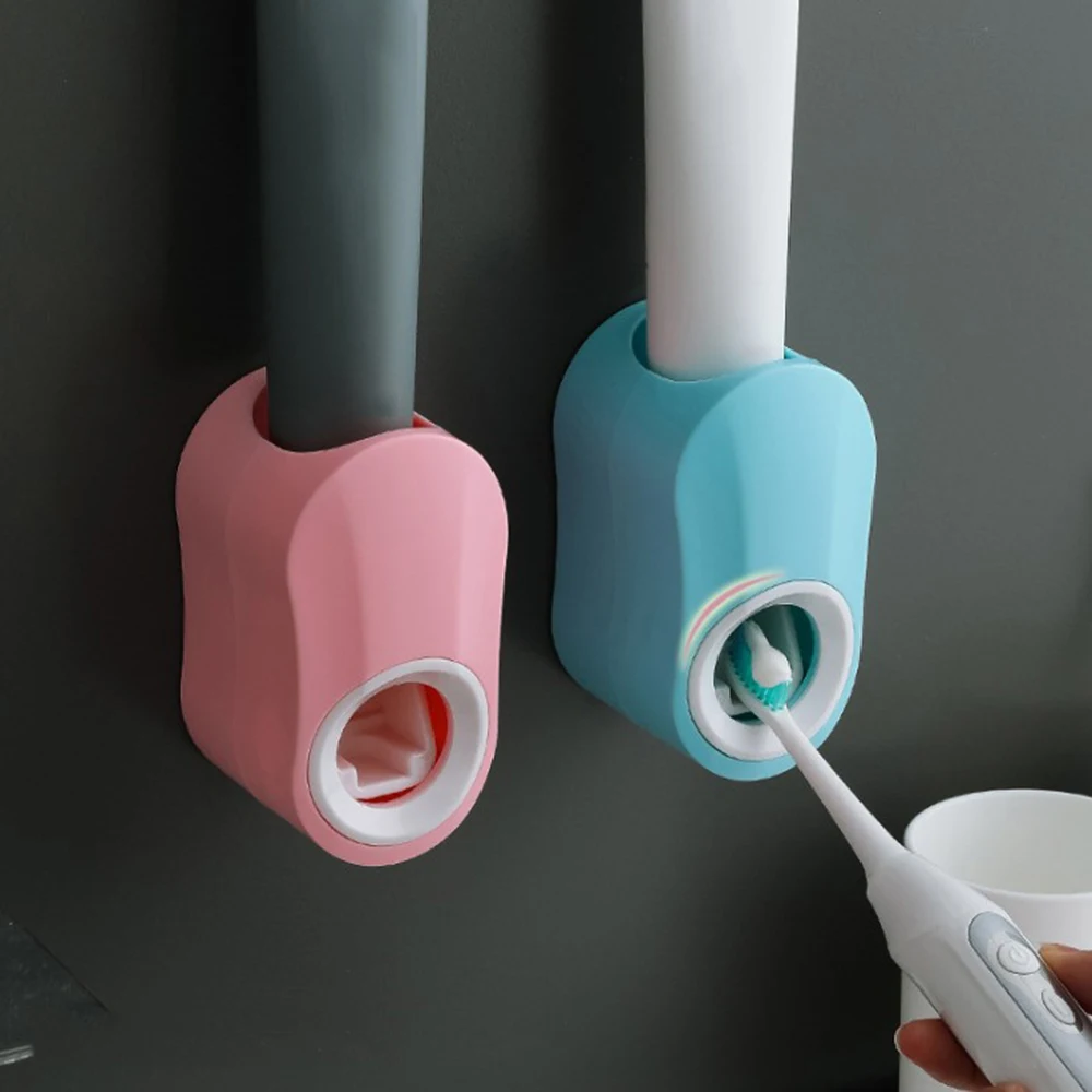 

Device Automatic Toothpaste Squeezer Dispenser Toothbrush Holder Extrusion1