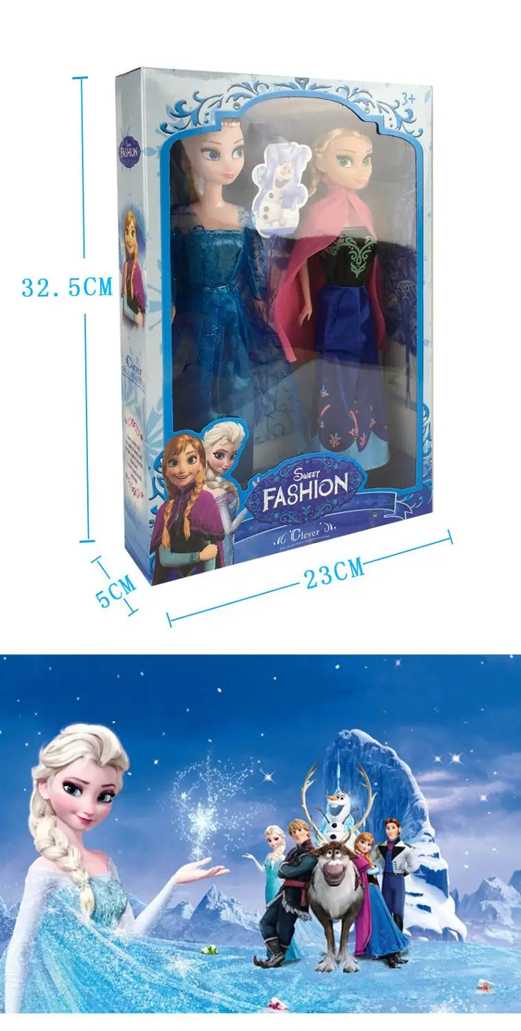 Принцесса Анна Эльза мультфильм кукла персонаж экшн-модель игрушка маленькая