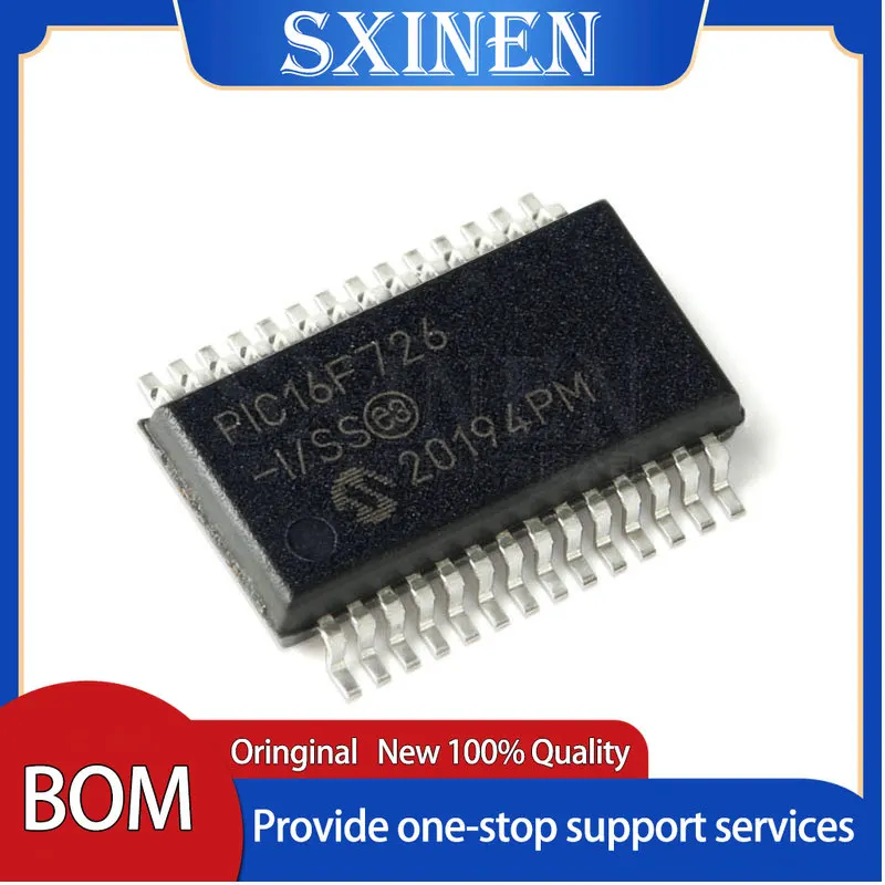 

10PCS ,PIC16F726-I/SS/SSOP-28 FLASH MCU/Microcontroller Based on XLP Technology