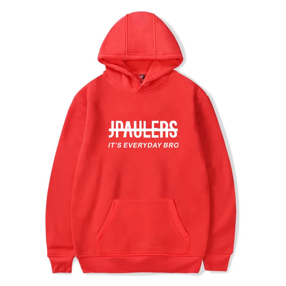 

Женская толстовка с капюшоном Jake Paul, Красная толстовка с капюшоном, в стиле хип-хоп, с принтом,