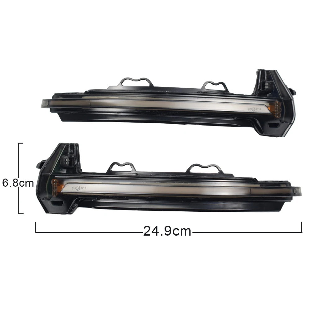 

Smoked Lens For Audi A4 S4 RS4 B9 2016-2019 A5 S5 RS5 Dynamic Turn Signal LED Light Side Mirror Indicator Sequential Blinker