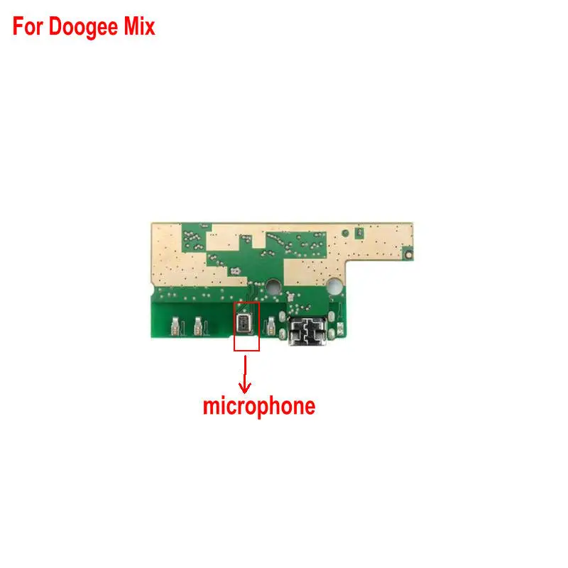 Для Doogee Mix USB платы гибкий кабель док-коннектор для микрофона мобильный телефон