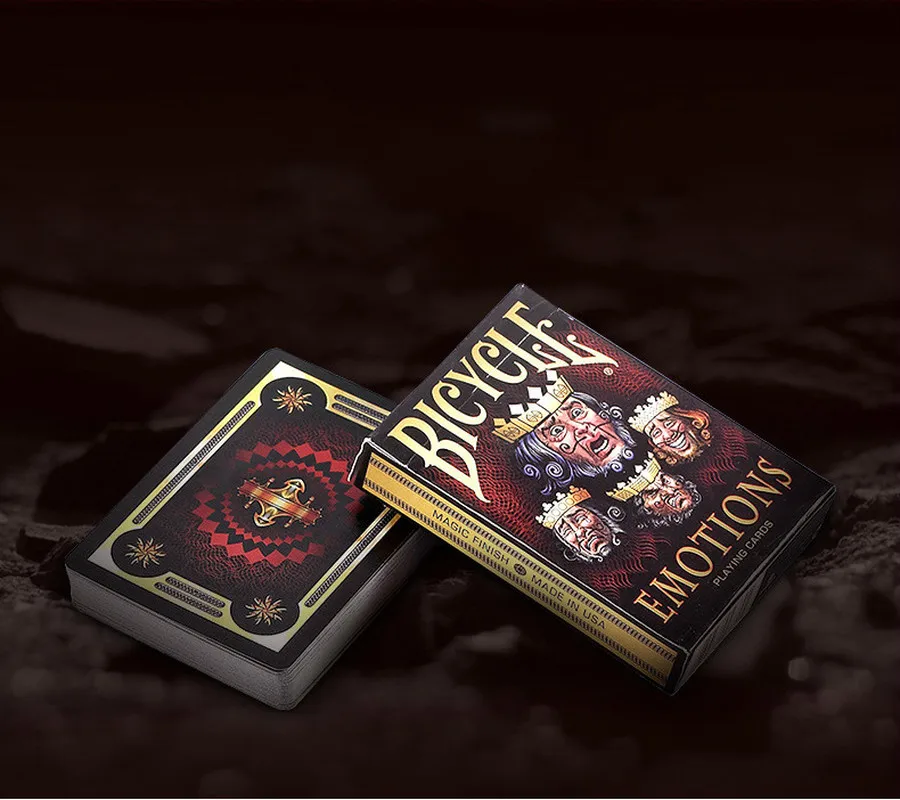 

1 Deck BICYCLE EMOTIONS Playing Cards Magic Cards Regular Bicycle Deck Rider Back Card Magic Trick For Professional Magicians