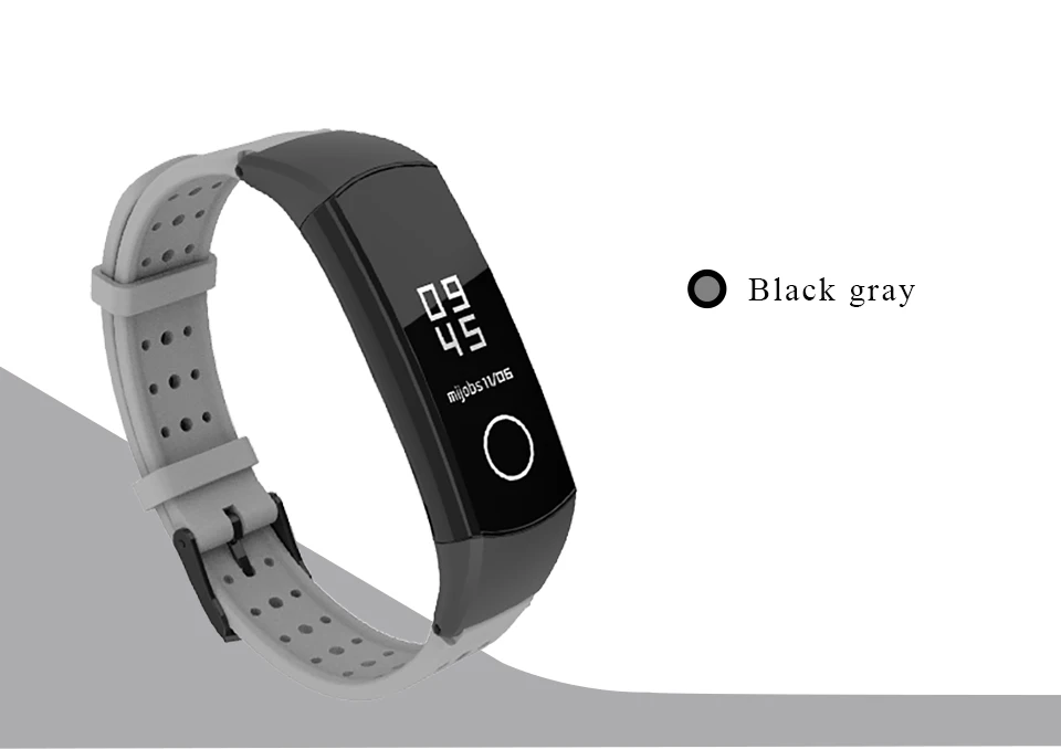 Mijobs для huawei honor 4 ремешок для honor band 4 Ремешок Браслет умные аксессуары ТПУ силиконовый ремешок браслет часы замена