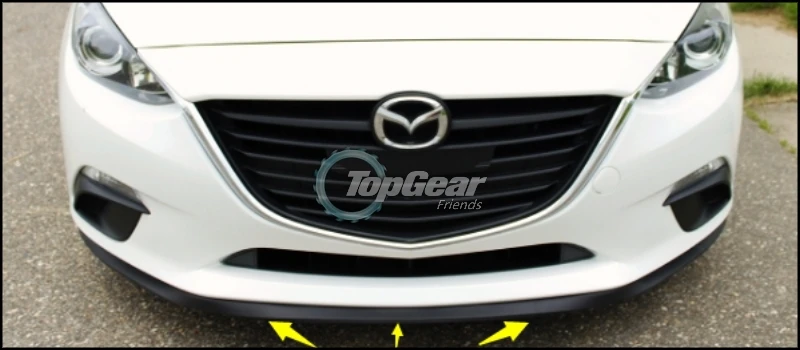 Для Mazda 3 для Mazda3 M3 Axela BK BL BM дефлектор бампера/переднего спойлера тюнинга