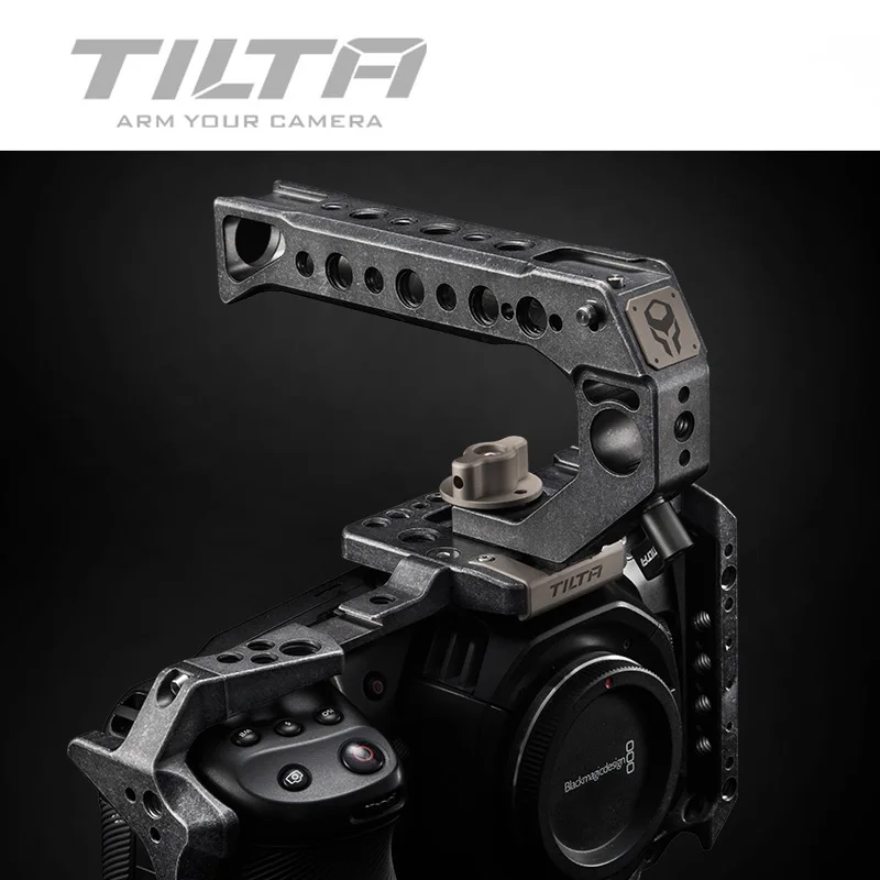 Tilta BMPCC 4K 6K Cage TA-T01-B-G для камеры с полным корпусом, держатель SSD накопителя, верхняя ручка для BMPCC 4K 6K камеры, базовый комплект
