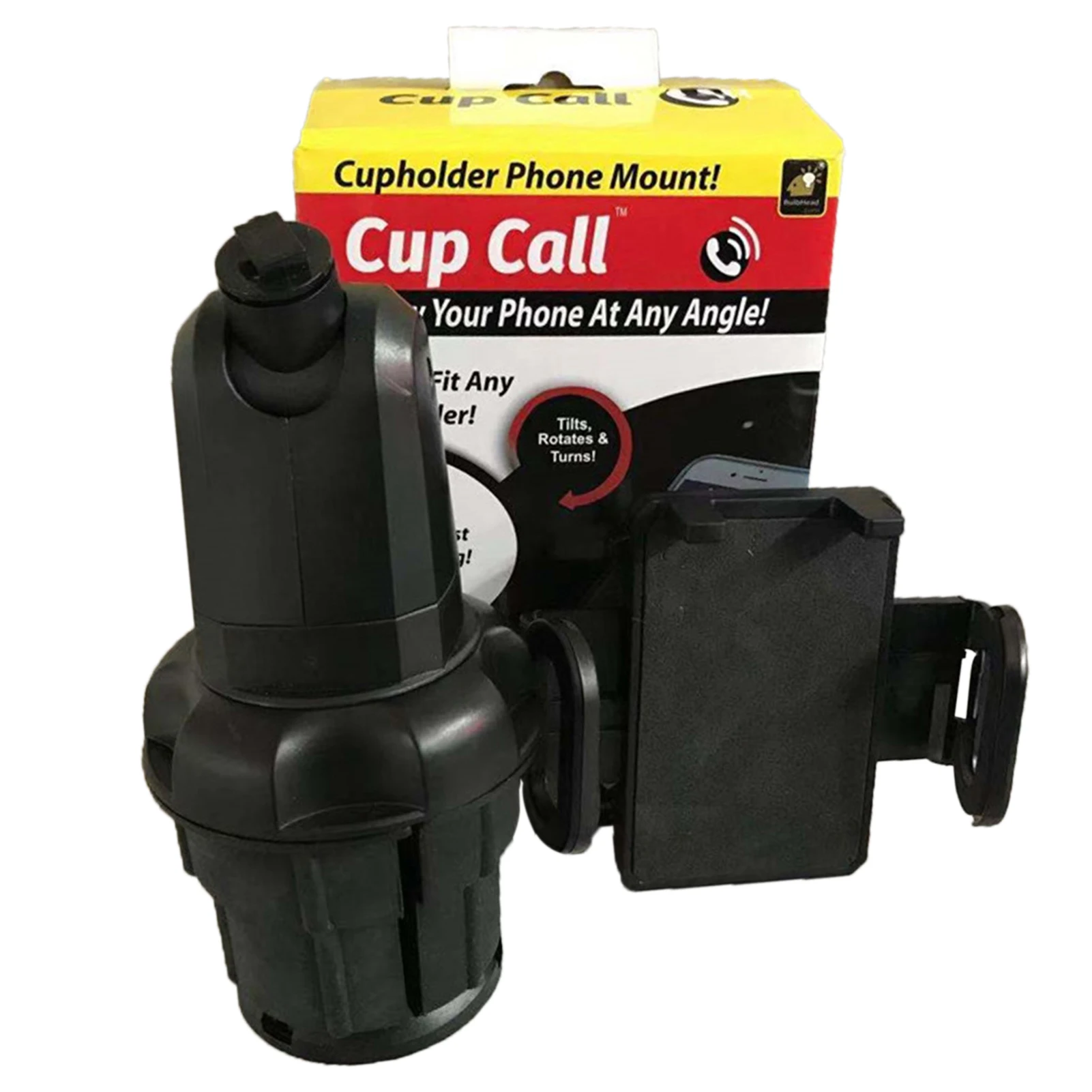 

Desk Call Cup Call 360 Degree Rotating Adjustable Cup Holder Car Mount Mobile Phone Holder Interior Accessories Drinks Holders