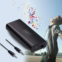 mini headphone amplifier rechargeable 3 5mm home audio stereo for phone powerful hifi portable earphone music improver black