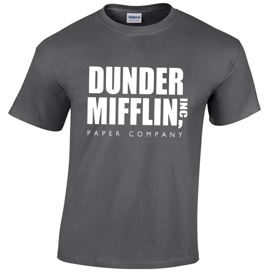 Dander MIFFLIN Мужская футболка Забавный офис подарок топы оптовая продажа на заказ