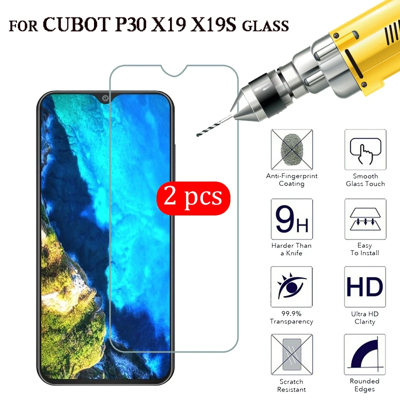 Закаленное стекло для Cubot P30 X19, защитная пленка для экрана с защитой от царапин, пленка для ЖК-дисплея для Cubo X19 X19S, стекло
