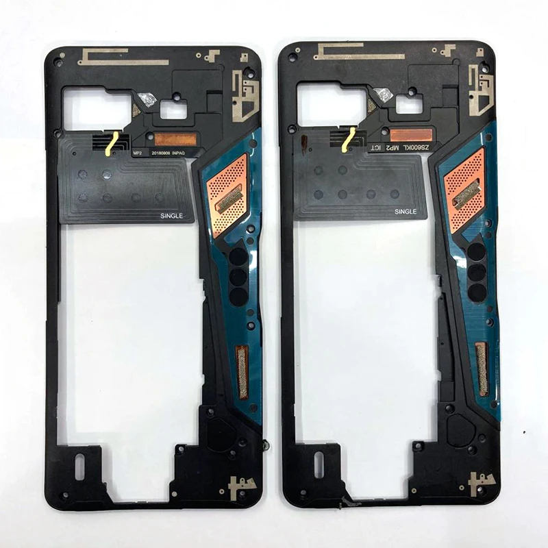 

6.0"Original M&Sen For ASUS ROG Phone ZS600KL Front Frame Bezel +Middle Frame Housing With NFC For Asus ZS600KL Frame