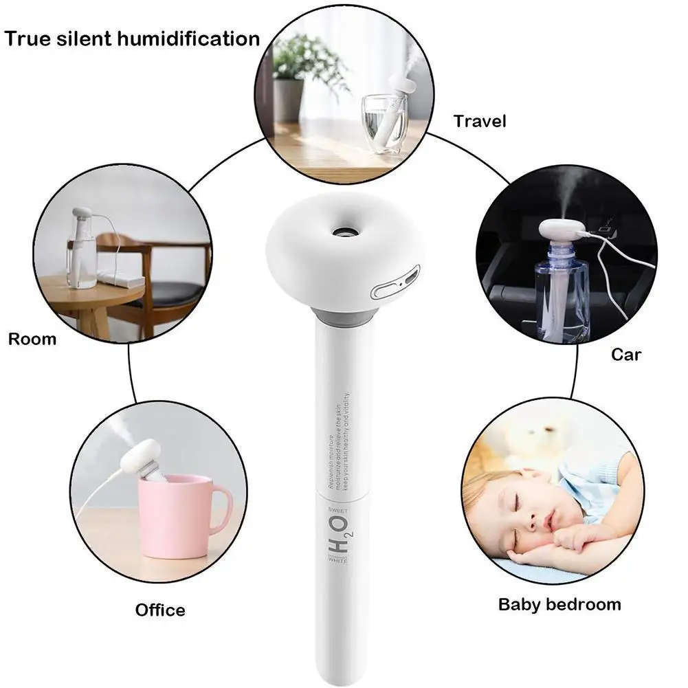 

Newly Portable Donut Humidifier Spray USB Charging For Travel Office Y3C1