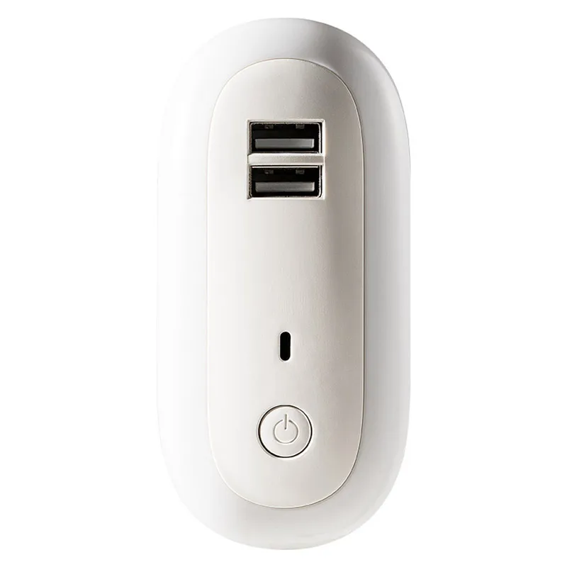 Светодиодный ночсветильник с двойным USB зарядным устройством настенная лампа