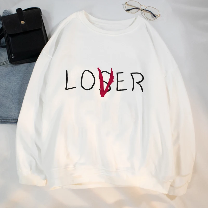 Свитшот женский с забавным принтом в стиле Харадзюку | Женская одежда