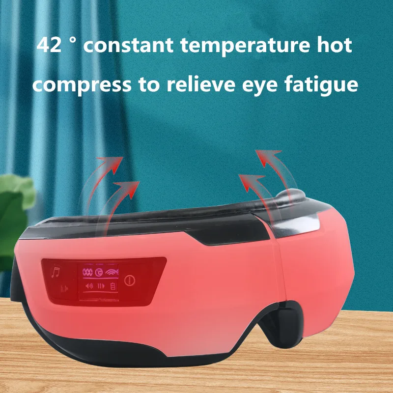 

New Eye Massager Rechargeable Eye Care Instrument Air Pressure Hot Compress Bluetooth Eye Protector Smart Massage Glasses