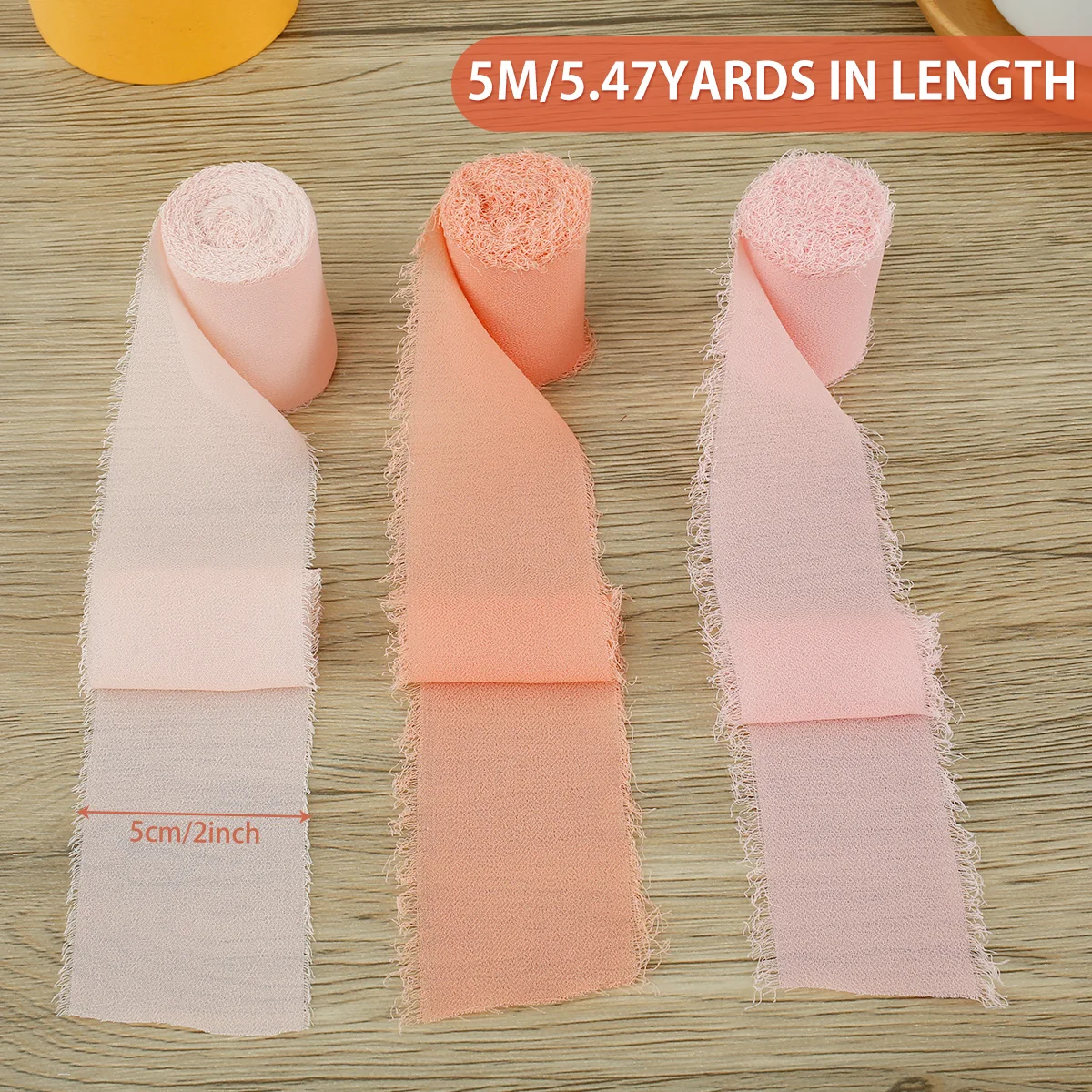 

Soft Fringe Chiffon Ribbon Handmade Silk Ribbon Premium Fringe Edge Ribbon Bow Garlands Ribbon DIY Crafts Gift Wrapping