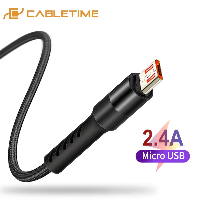Кабель Micro USB для мобильного телефона кабель зарядное устройство Samsung Xiaomi Android 2.4A