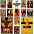 Quentin Tarantino постер для фильма коллекция ВИНТАЖНЫЙ ПЛАКАТ из крафт-бумаги декоративный постер домашний Декор настенный стикер по фильму постер кино