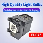 ELPLP75 V13H010L75 для EPSON EB-1940W EB-1945W EB-1950 EB-1955 EB-1960 EB-1965 H471B PowerLite 1940W, Высококачественная Лампа для проектора