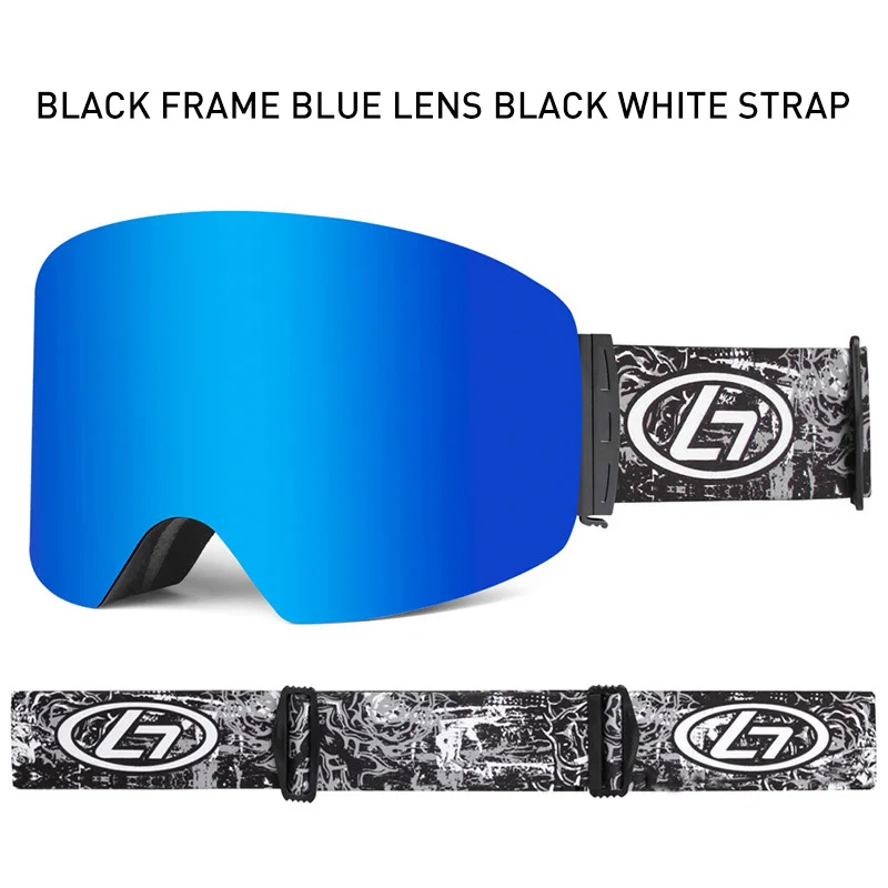 Профессиональные уличные противотуманные лыжные очки унисекс из