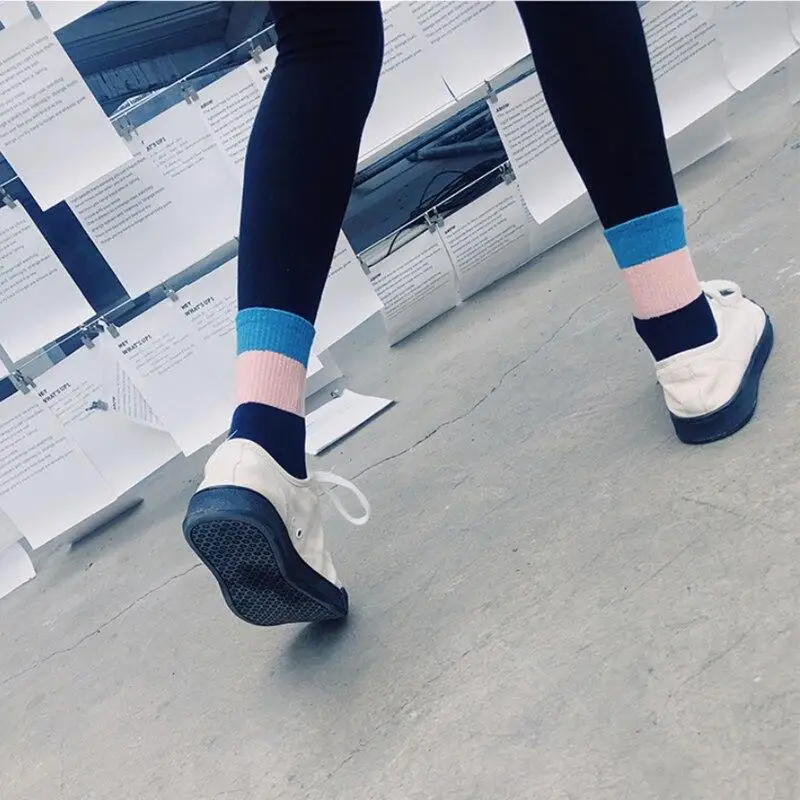 Новинка распродажа модные дизайнерские женские длинные носки Harajuku винтажное