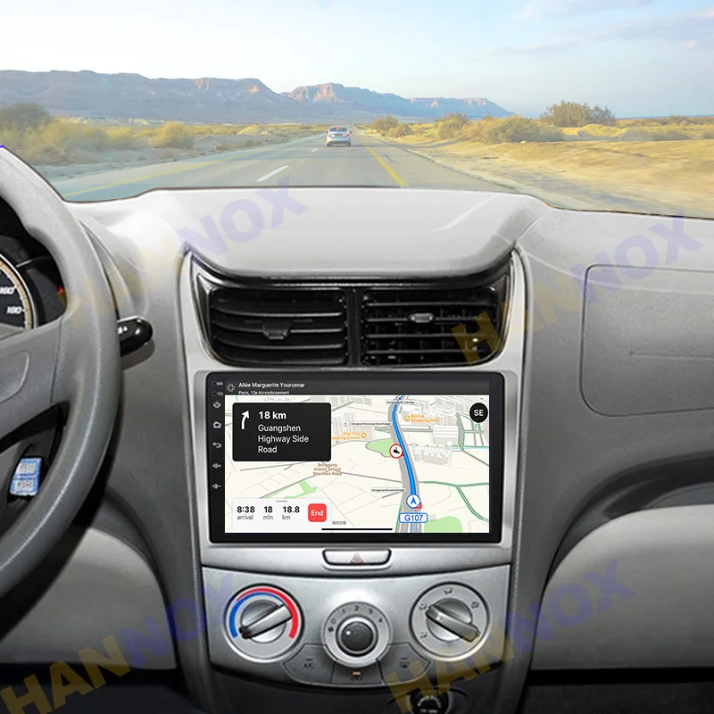 

Автомобильное радио HANNOX 9 дюймов Android 11 для Chevrolet SAIL 2009 2010-2014 WIFI GPS навигация Carplay DAB + BT