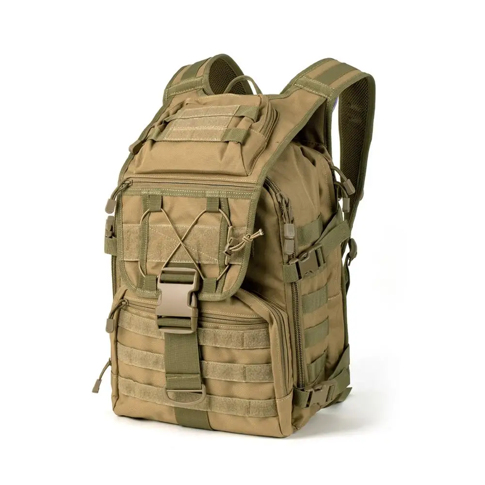 Khaki 36L открытый меч рыбы тактический рюкзак камуфляж охота альпинистский рюкзак камуфляж военный Фанат Сумка - Цвет: Khaki